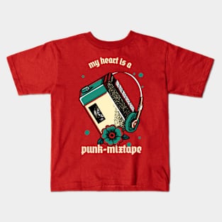 Punk Mixtape Design Kids T-Shirt